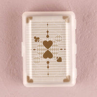 Thumbnail for Metallic Gold Playing Cards In Plastic Case - Alternate Image 2 | My Wedding Favors