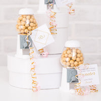 Mini Classic White Gumball Machine - Main Image | My Wedding Favors
