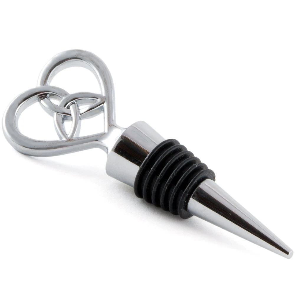 The Love Knot Bottle Stopper with Gift Packaging - Main Image | My Wedding Favors