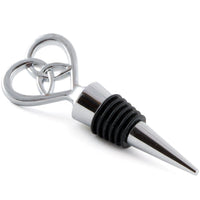 Thumbnail for The Love Knot Bottle Stopper with Gift Packaging - Main Image | My Wedding Favors
