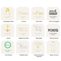 Thumbnail for Printed Luncheon & Beverage Napkins (Set of 50) - Alternate Image 8 | My Wedding Favors