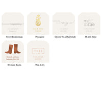 Thumbnail for Printed Luncheon & Beverage Napkins (Set of 50) - Alternate Image 9 | My Wedding Favors
