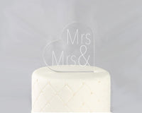 Thumbnail for Same Sex Acrylic Cake Topper - Main Image | My Wedding Favors