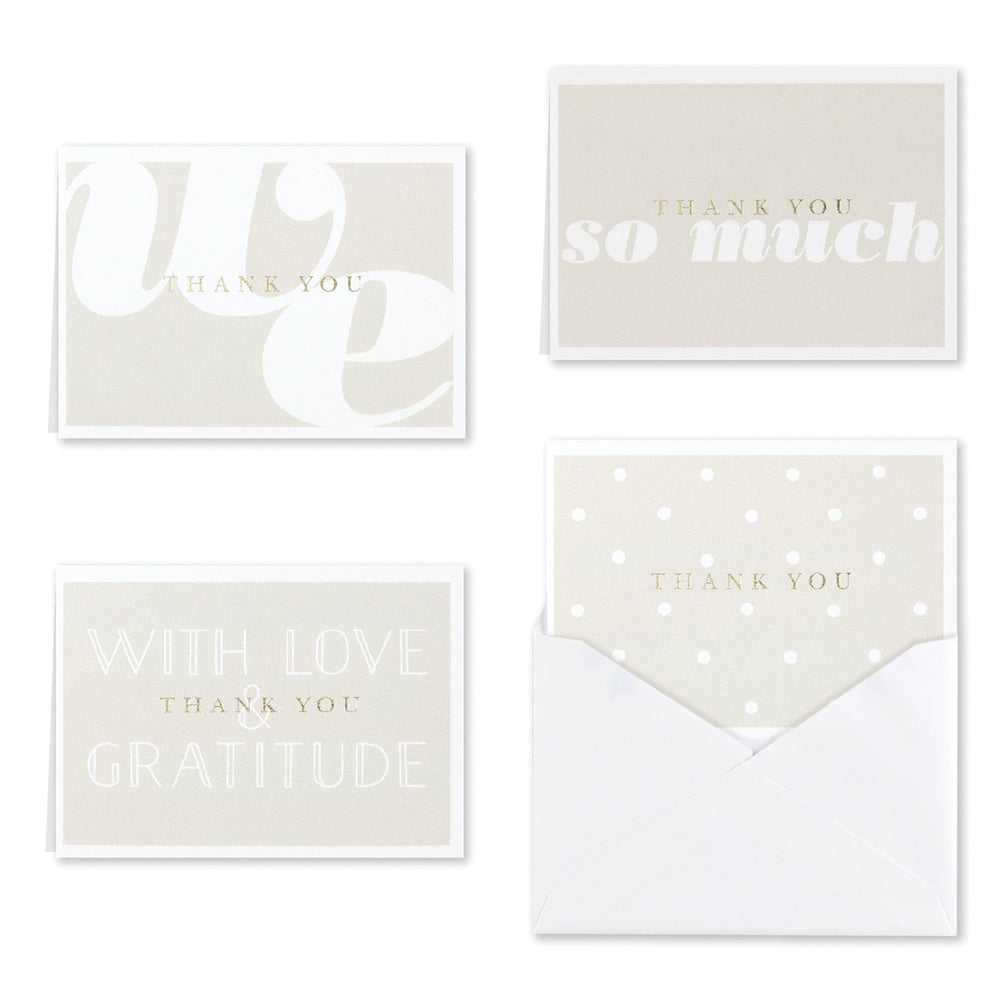 Gratitude Thank You Cards & Envelopes (Set of 24) - Main Image | My Wedding Favors
