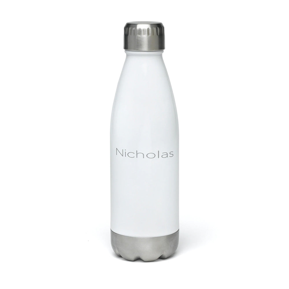 Personalized Vacuum Insulated Stainless Steel Water Bottle - Main Image | My Wedding Favors