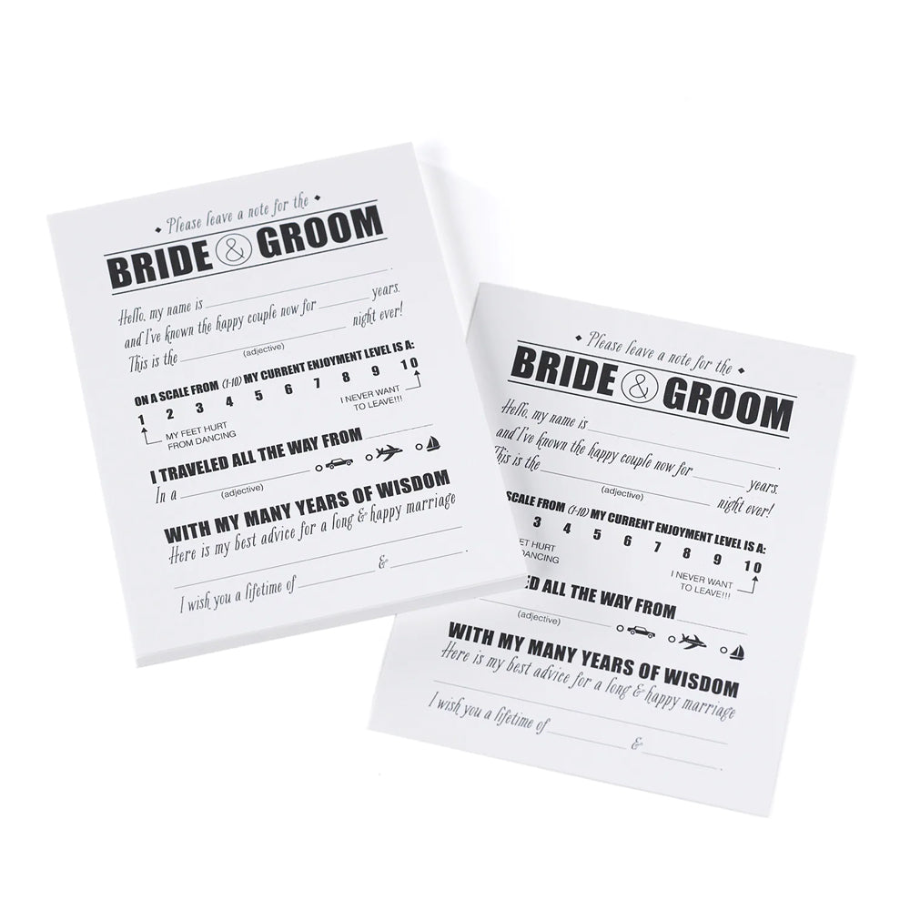 Words of Wisdom Marriage Advice Card (Set of 50) - Main Image | My Wedding Favors