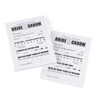 Words of Wisdom Marriage Advice Card (Set of 50) - Main Image | My Wedding Favors