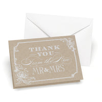 Thumbnail for Country Blossom Thank You Cards & Envelopes (Set of 50) - Main Image | My Wedding Favors
