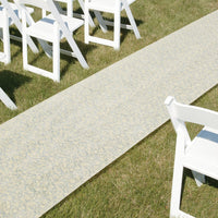 Floral Aisle Runner (White or Ivory) - Alternate Image 3 | My Wedding Favors