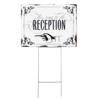 Thumbnail for Vintage Wedding Directional Sign - Alternate Image 3 | My Wedding Favors