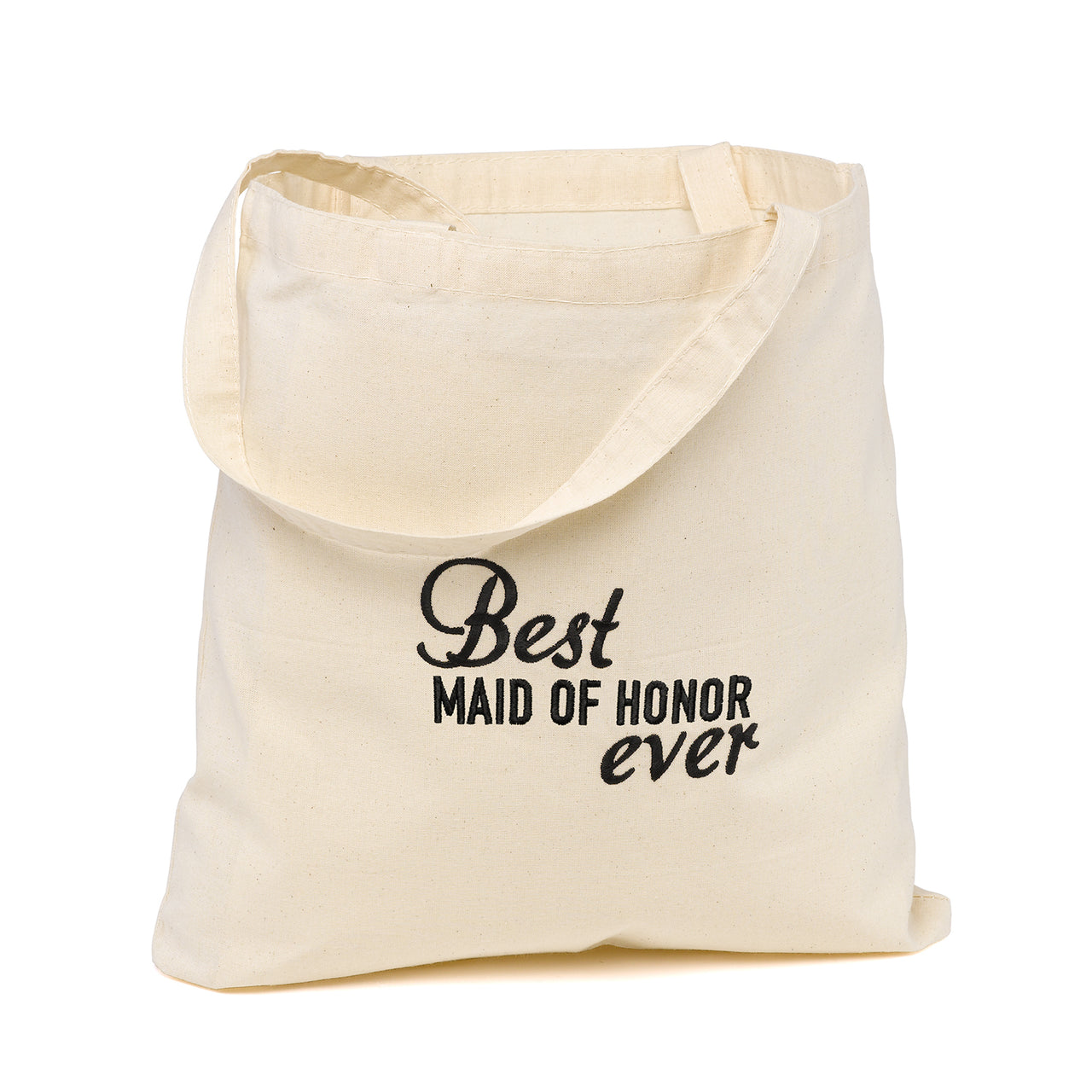 Best Ever Wedding Party Cotton Tote Bag (For Bridesmaid & Maid of Honor) - Main Image | My Wedding Favors