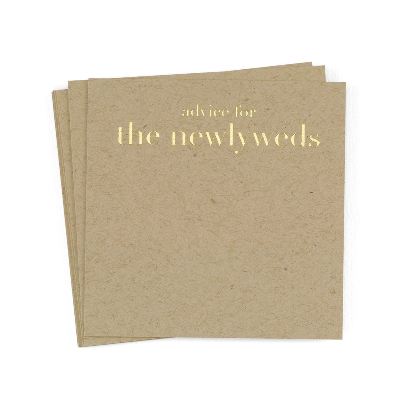 Golden Natural Advice Cards (Set of 25)