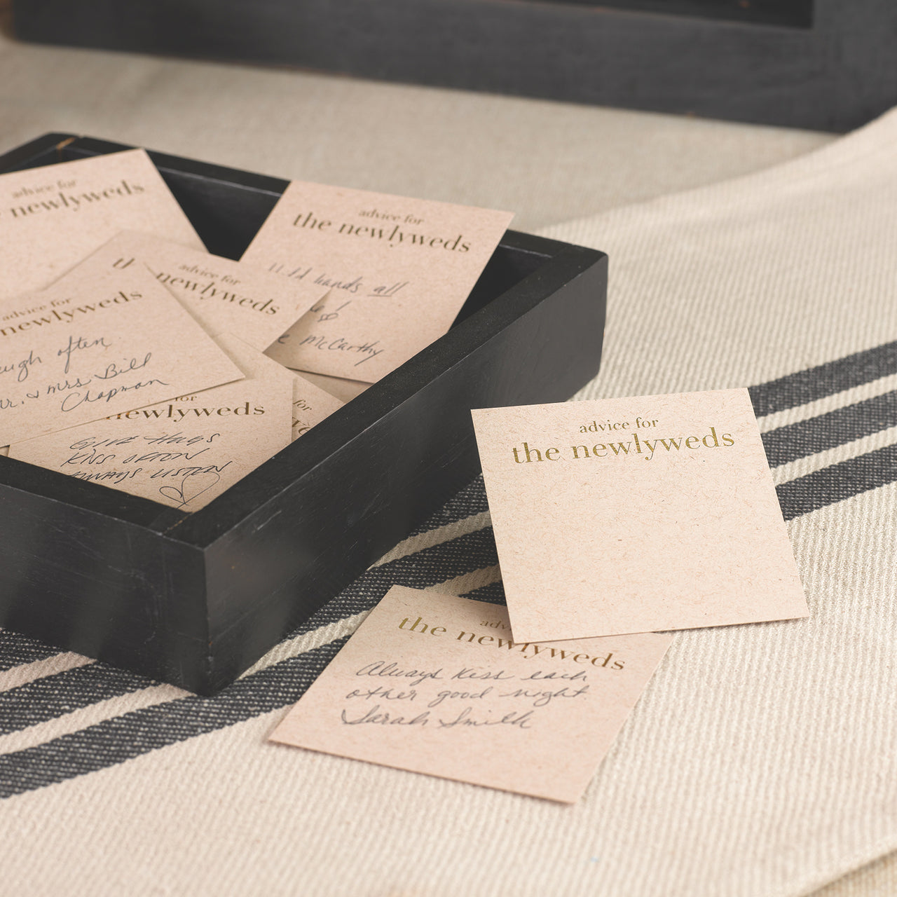 Golden Natural Advice Cards (Set of 25)