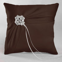Thumbnail for Satin Garbo Ring Pillow (Multiple Colors Available) - Alternate Image 4 | My Wedding Favors