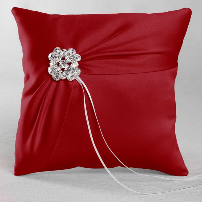 Satin Garbo Ring Pillow (Multiple Colors Available) - Alternate Image 5 | My Wedding Favors
