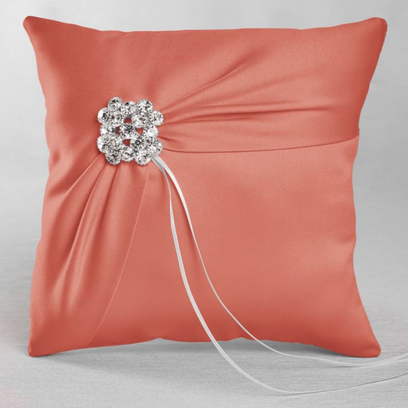 Satin Garbo Ring Pillow (Multiple Colors Available) - Alternate Image 6 | My Wedding Favors
