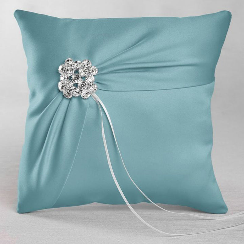 Satin Garbo Ring Pillow (Multiple Colors Available) - Main Image2 | My Wedding Favors