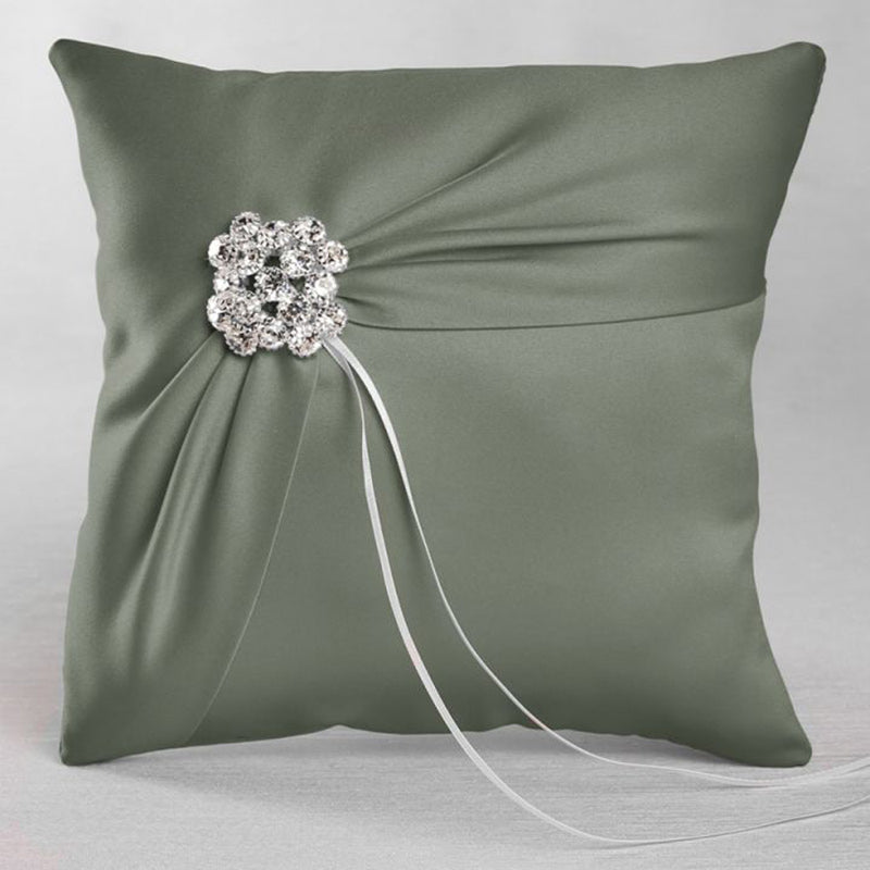 Satin Garbo Ring Pillow (Multiple Colors Available) - Main Image4 | My Wedding Favors