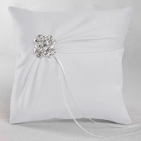 Satin Garbo Ring Pillow (Multiple Colors Available) - Main Image | My Wedding Favors