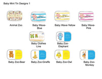 Thumbnail for Baby Shower Personalized Mint Tins (Exclusive Designs) - Large