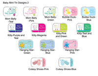 Thumbnail for Baby Shower Personalized Mint Tins (Exclusive Designs) - Large
