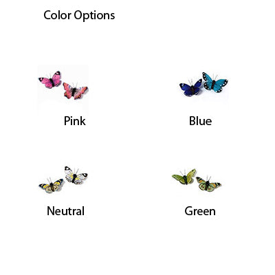 Beautiful Butterfly Decorative Set (Multiple Colors Available)