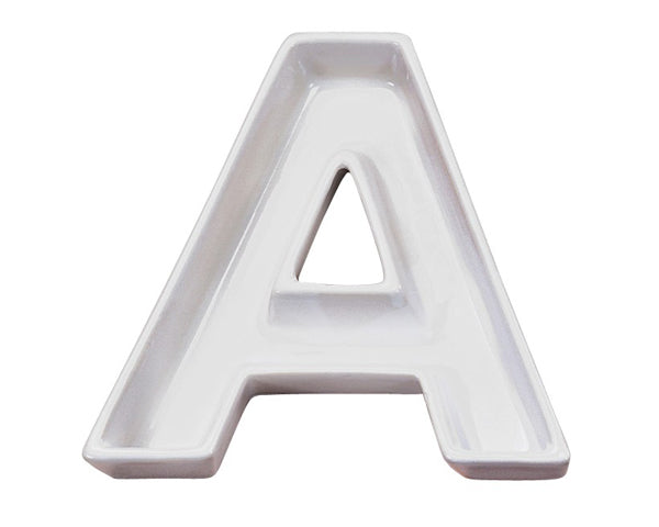 Ceramic Letter Dishes - Alternate Image 3 | My Wedding Favors