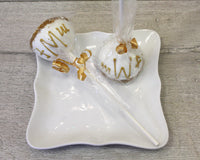Monogram Chocolate Cake Pop Favors - Alternate Image 2 | My Wedding Favors