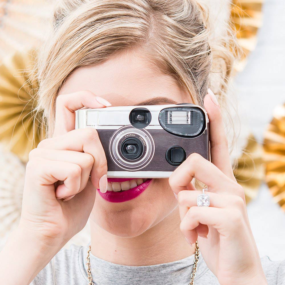 Disposable 35mm Film Camera with Flash (Multiple Designs Available) - Main Image | My Wedding Favors