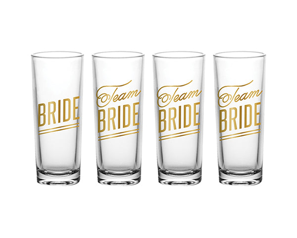 Team Bride Shot Glasses (Set of 4)