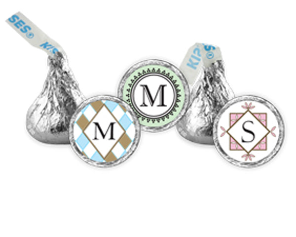 Monogrammed Hershey's Kisses | My Wedding Favors