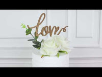 Love Cake Topper