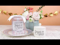 Sugar & Spice Ceramic Sugar Bowl Favor