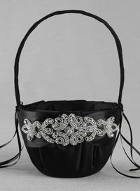 Adriana Flower Girl Basket (Available in Multiple Colors) - Alternate Image 2 | My Wedding Favors