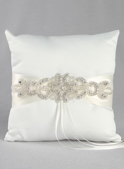 Adriana Ring Pillow (Available in Multiple Colors) - Alternate Image 3 | My Wedding Favors