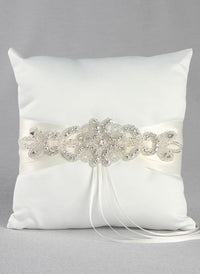 Thumbnail for Adriana Ring Pillow (Available in Multiple Colors) - Alternate Image 3 | My Wedding Favors
