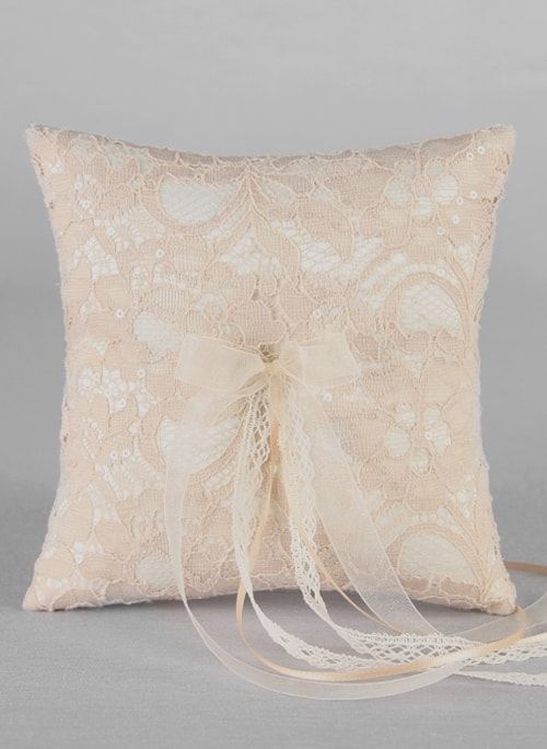 Adelaide Lace Ring Pillow - Main Image | My Wedding Favors