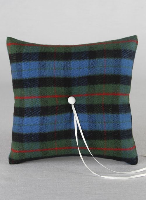 Aspen Plaid Ring Pillow (Multiple Colors Available) - Alternate Image 5 | My Wedding Favors