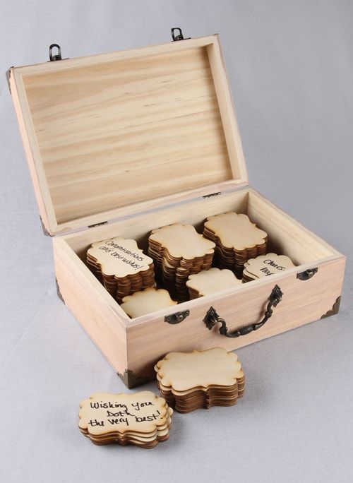 Keepsake Guest Book Card Box - Alternate Image 2 | My Wedding Favors