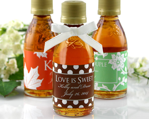 Personalized Maple Syrup Favors - Main Image | My Wedding Favors