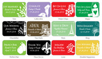 Thumbnail for Personalized Silhouette Collection White Matchboxes (Set of 50) - Main Image0 | My Wedding Favors