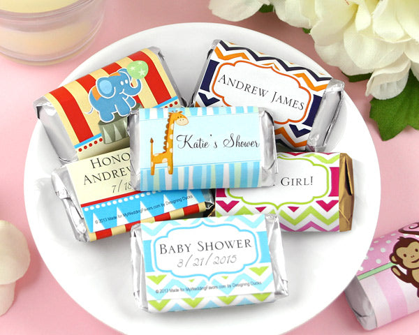 Personalized Baby Shower Hershey's Assorted Miniatures Favors - Main Image | My Wedding Favors