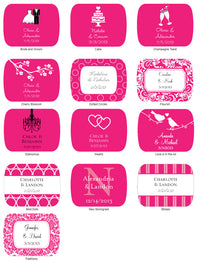 Thumbnail for Personalized Black Mint Tins (Exclusive Designs) - Small