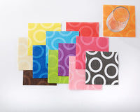 Thumbnail for Personalized Monogram Circles or Vichy Napkins (Luncheon and Beverage Size Available) - Main Image | My Wedding Favors