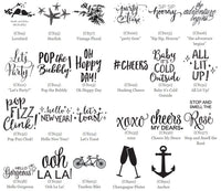 Thumbnail for Personalized Square Paper Coasters - Set of 100 (Multiple Styles Available)
