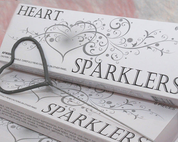Have A Heart Wedding Sparklers (Set of 6) - Main Image | My Wedding Favors