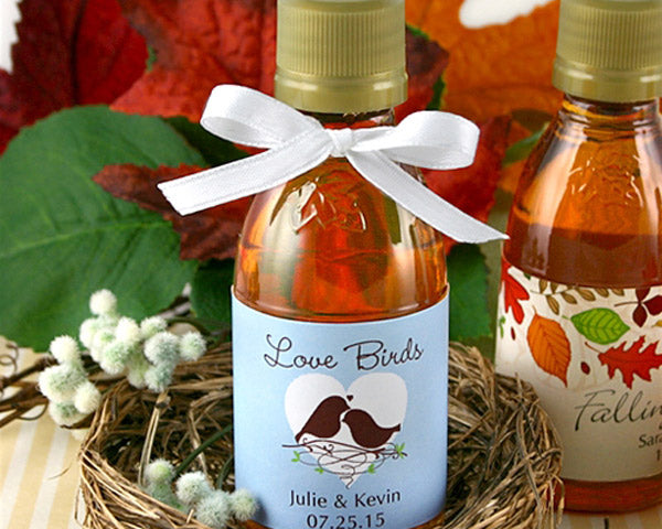 Personalized Maple Syrup (Many Designs Available) - Main Image | My Wedding Favors