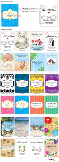 Personalized Wedding Tea Favors (Many Designs Available) - Alternate Image 4 | My Wedding Favors