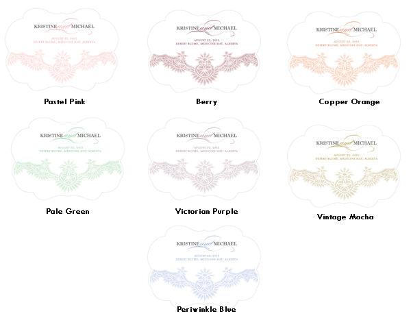 Vintage Lace Hand Fan (Variety of Colors Available) - Alternate Image 2 | My Wedding Favors