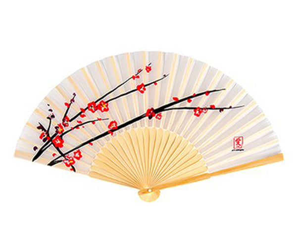 Cherry Blossom Hand Fan (Set of 6) - Main Image | My Wedding Favors